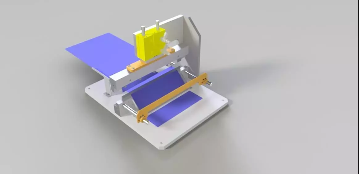 Mini shear machine 3D model_0