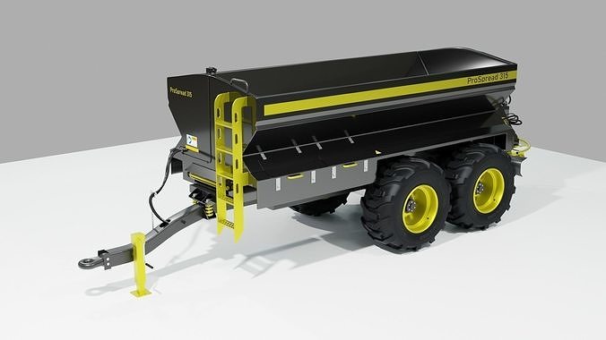 Fertilizer Spreader Agricultural Implement 3D model