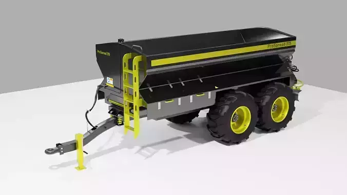 Fertilizer Spreader Agricultural Implement 3D model