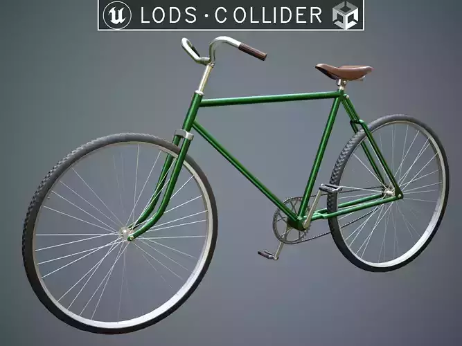 Vintage Bicycle Green - Updated for 2021