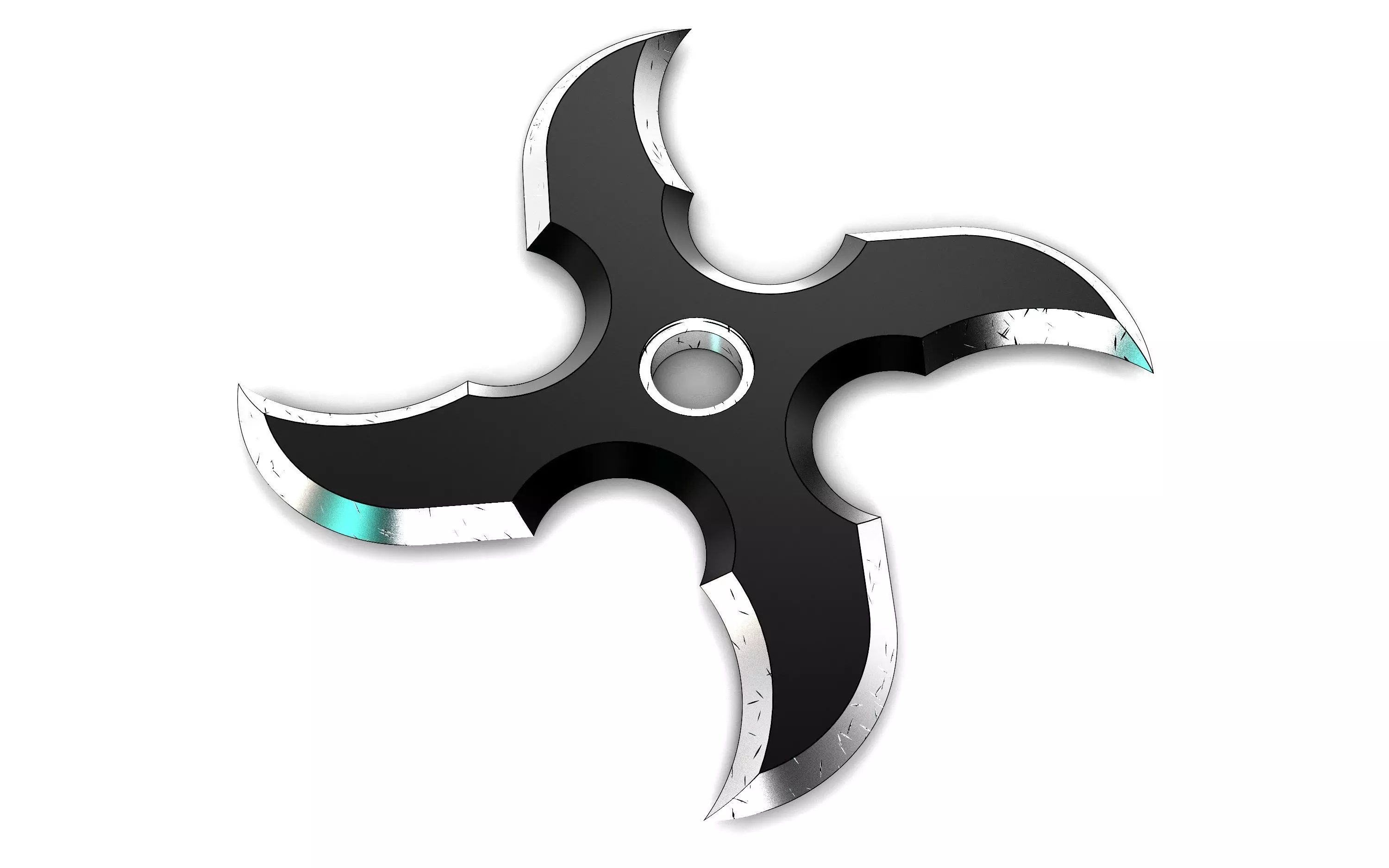 Ninja Shuriken 3D model_0