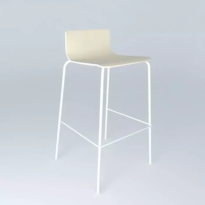 Bar stool Free 3D model_0