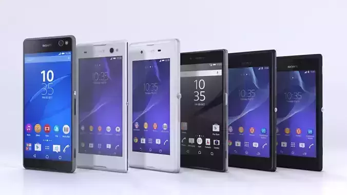 Lowpoly Sony Pack Mobile 