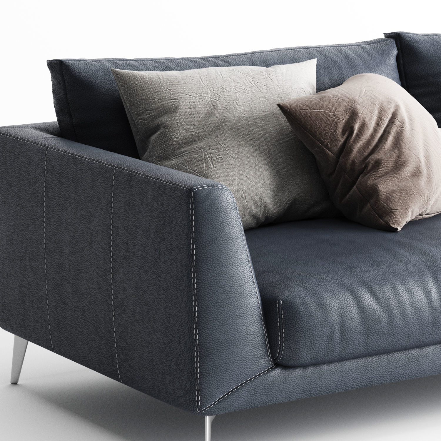 BoConcept Fargo Sofa 2 Seats 3D model_4
