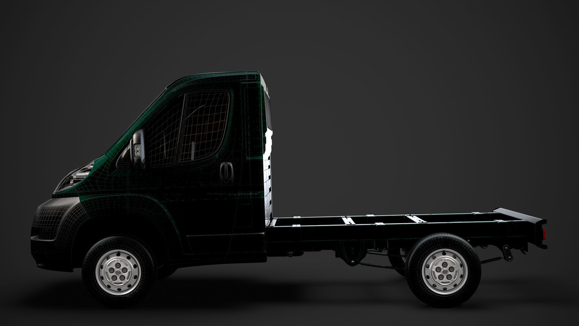 Fiat Ducato Chassis Truck Single Cab 3000WB 2014 3D model_33