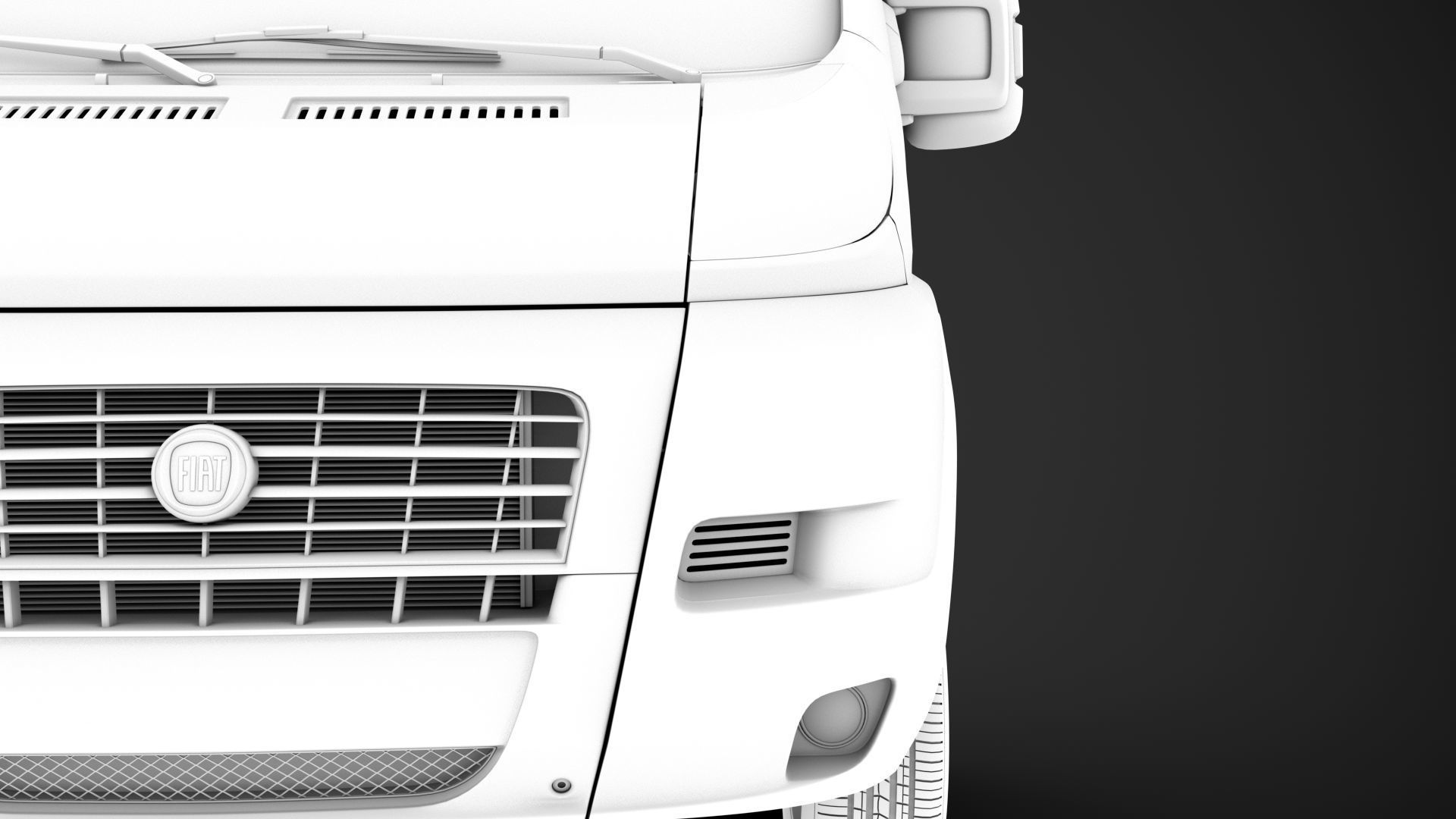 Fiat Ducato Chassis Truck Single Cab 3000WB 2014 3D model_20