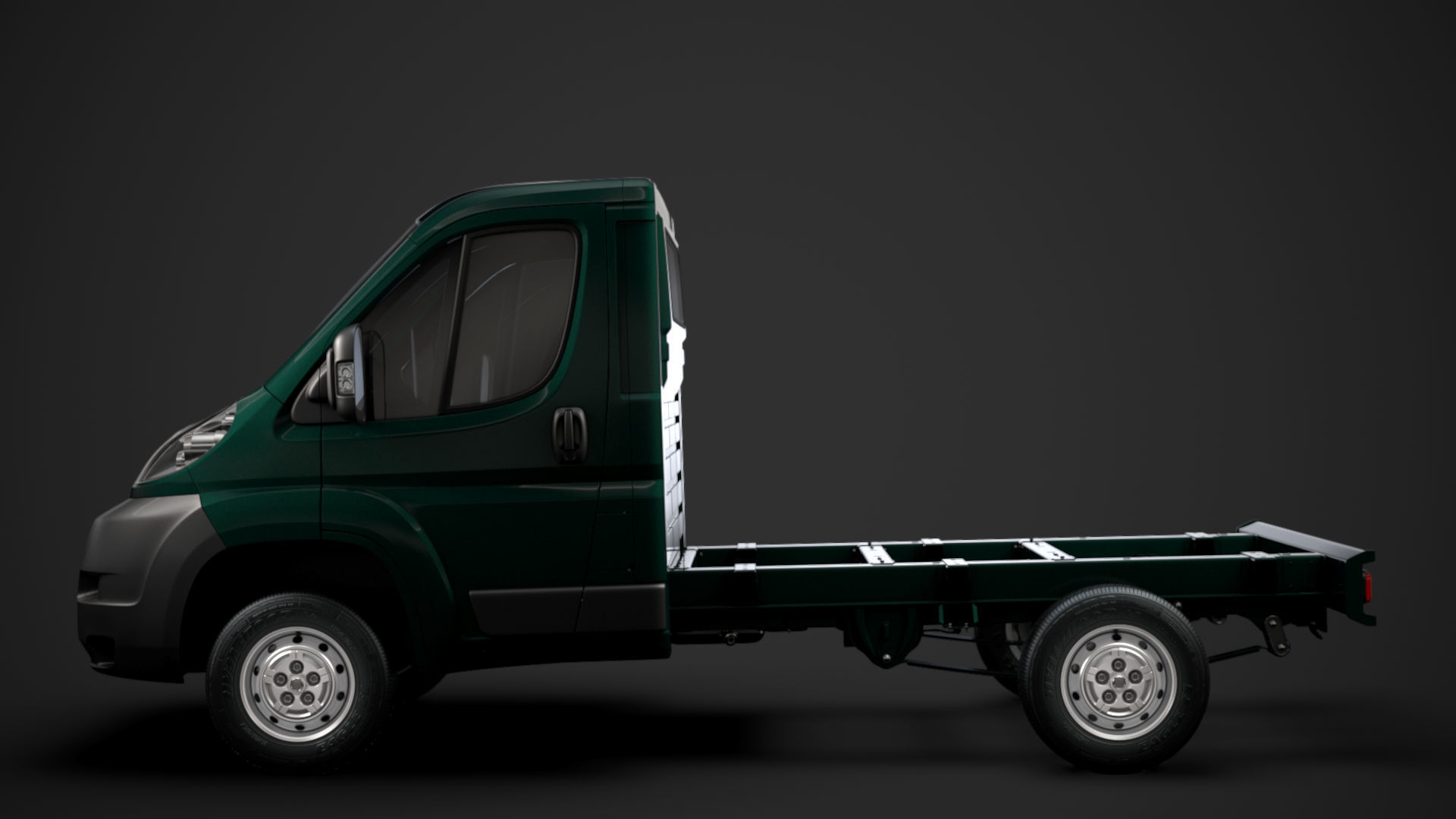 Fiat Ducato Chassis Truck Single Cab 3000WB 2014 3D model_5