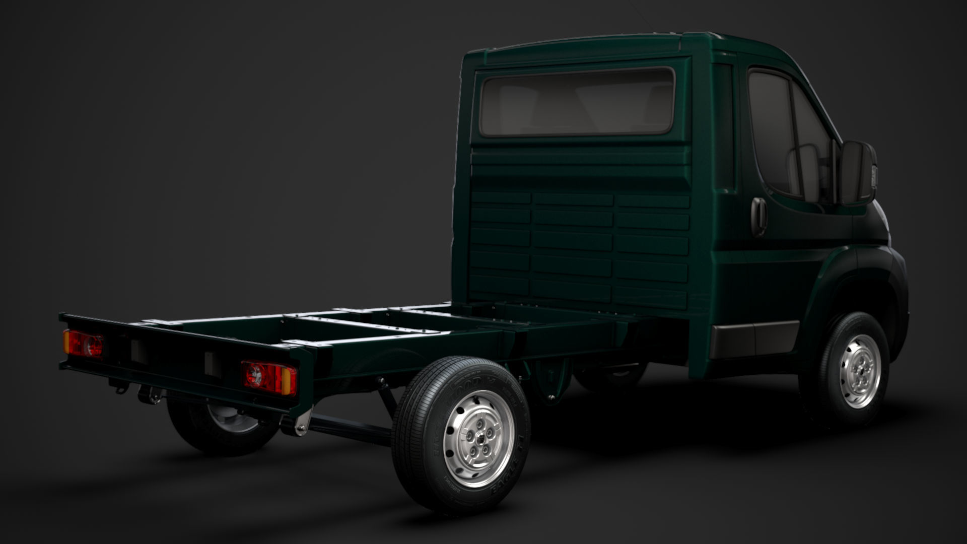 Fiat Ducato Chassis Truck Single Cab 3000WB 2014 3D model_2