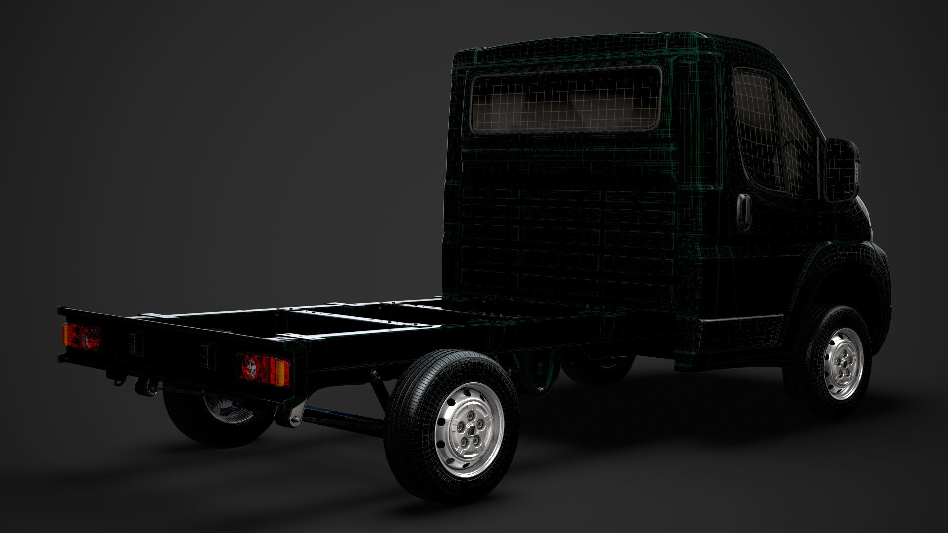 Fiat Ducato Chassis Truck Single Cab 3000WB 2014 3D model_30