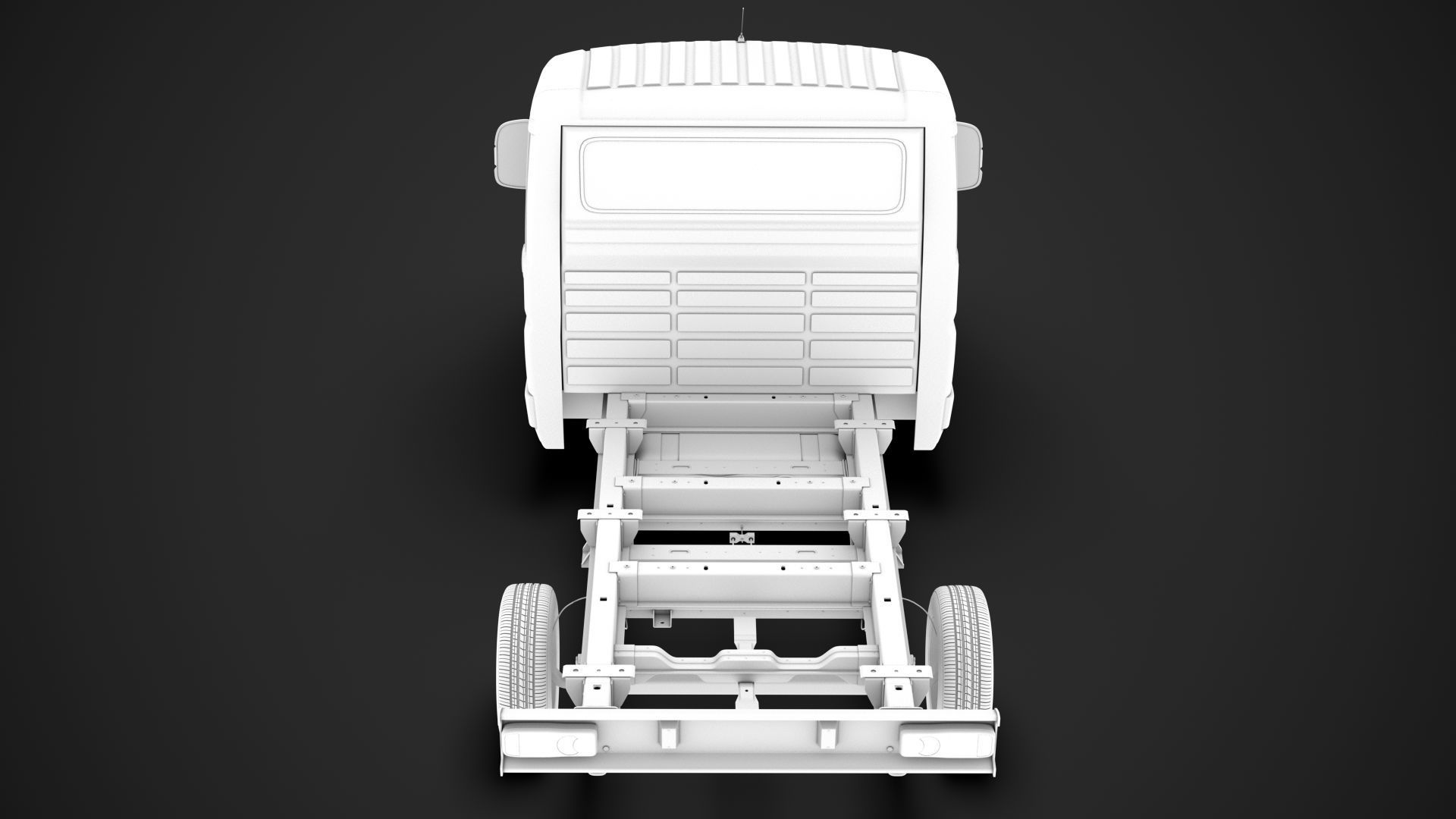 Fiat Ducato Chassis Truck Single Cab 3000WB 2014 3D model_27