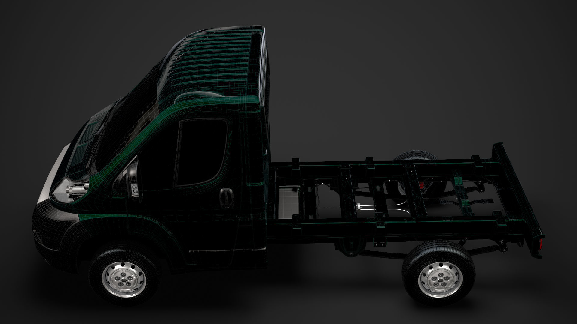 Fiat Ducato Chassis Truck Single Cab 3000WB 2014 3D model_32