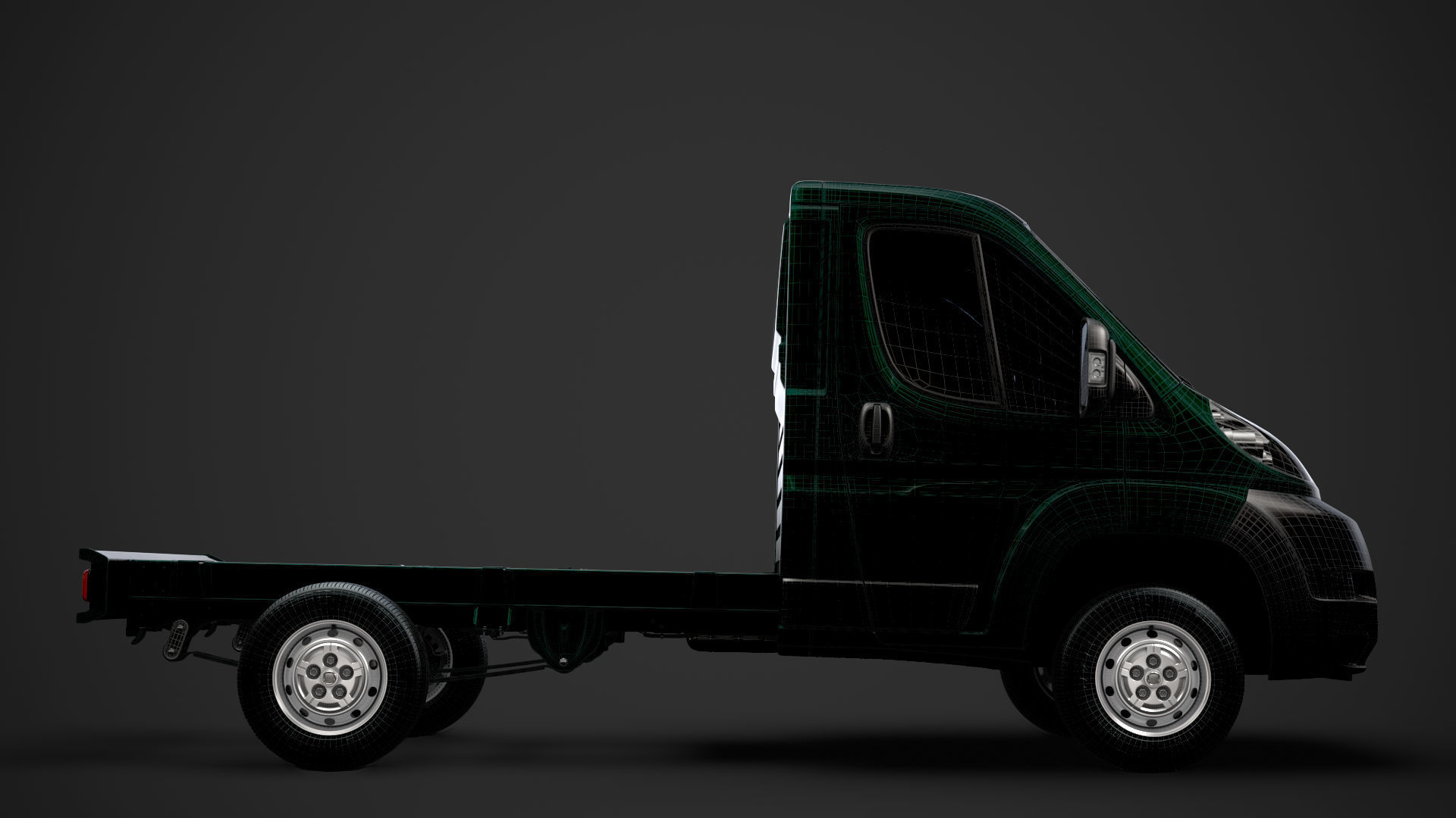 Fiat Ducato Chassis Truck Single Cab 3000WB 2014 3D model_29