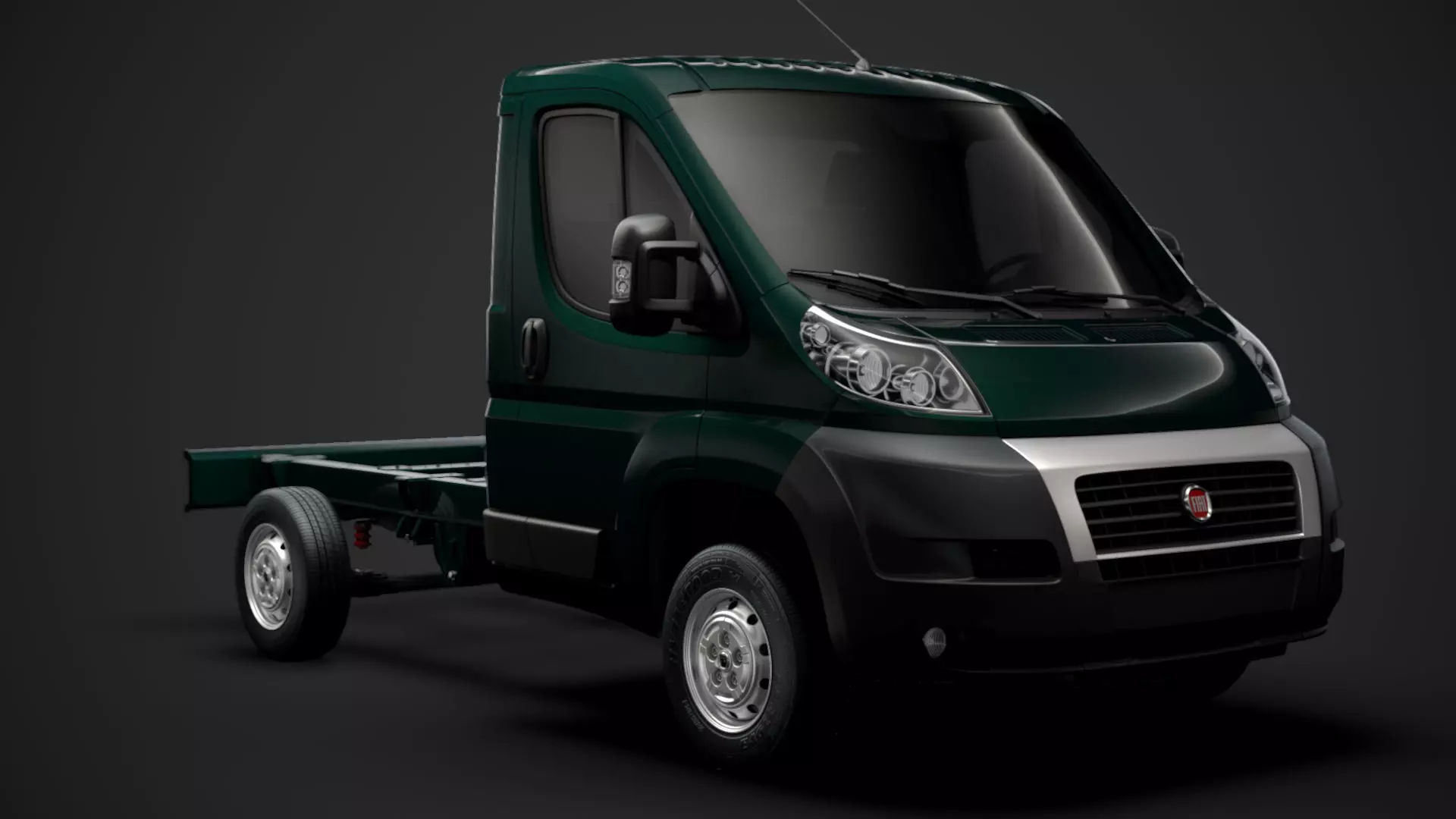 Fiat Ducato Chassis Truck Single Cab 3000WB 2014 3D model_0