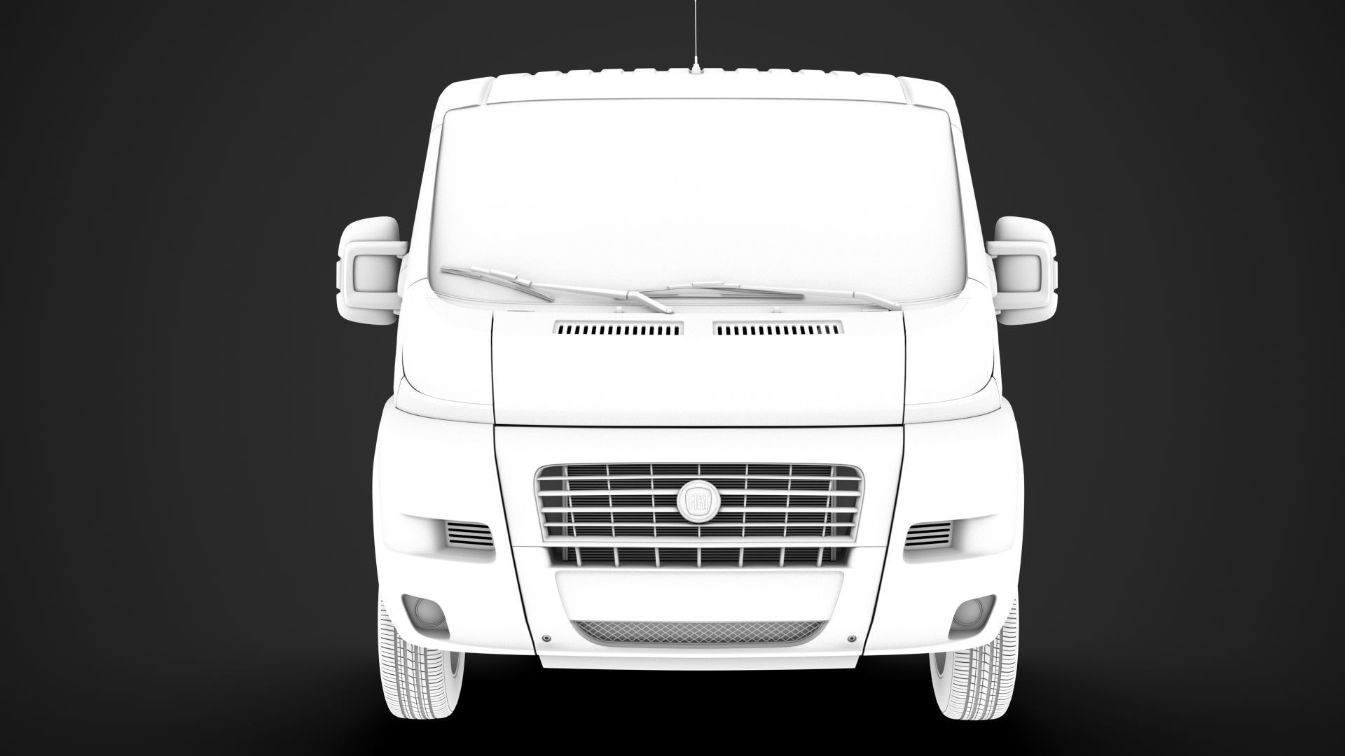 Fiat Ducato Chassis Truck Single Cab 3000WB 2014 3D model_23