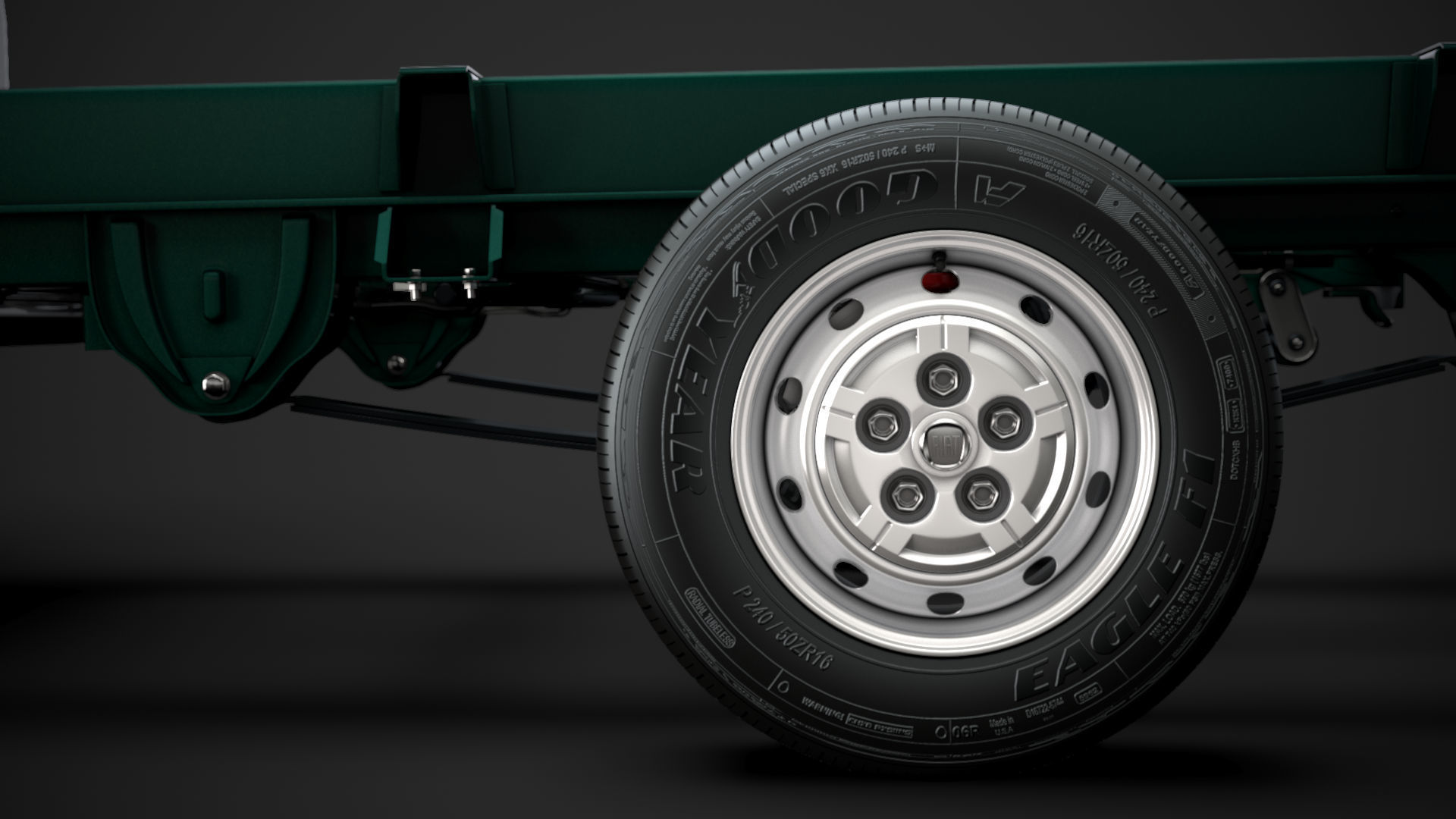 Fiat Ducato Chassis Truck Single Cab 3000WB 2014 3D model_7