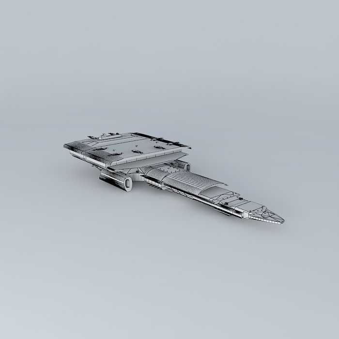 BSF Navarona Fortress carrier Free 3D model_3