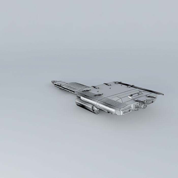 BSF Navarona Fortress carrier Free 3D model_4