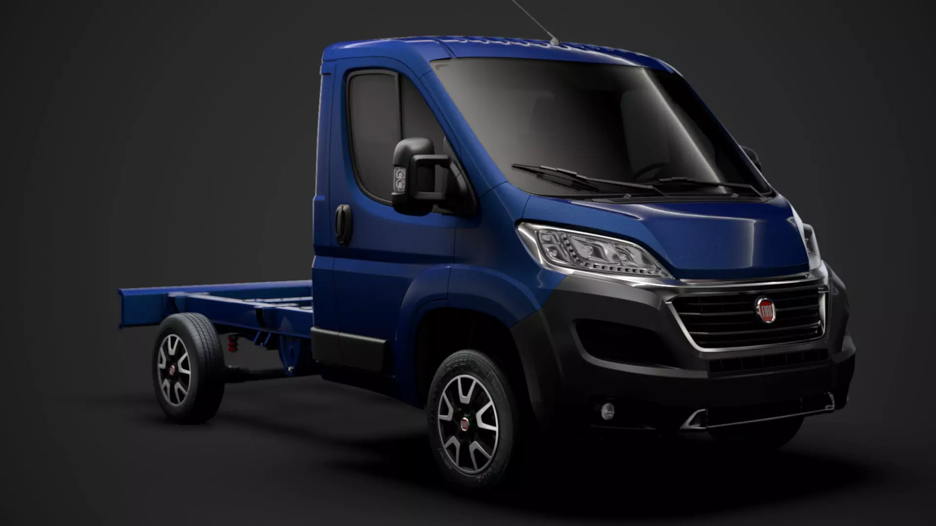 Fiat Ducato Chassis Truck Single Cab 3000WB 2020 3D model_0