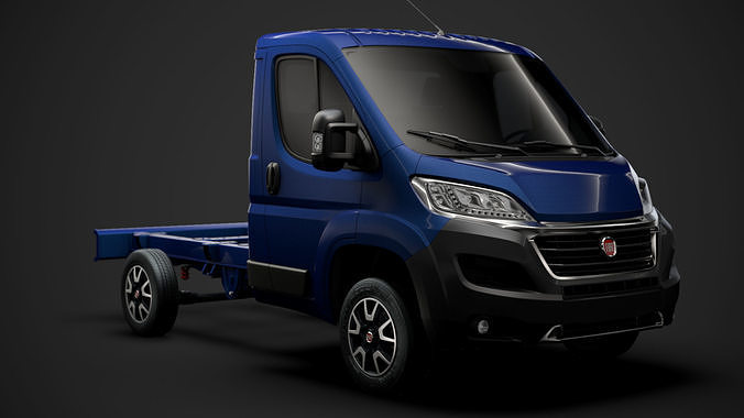 Fiat Ducato Chassis Truck Single Cab 3000WB 2020 3D model