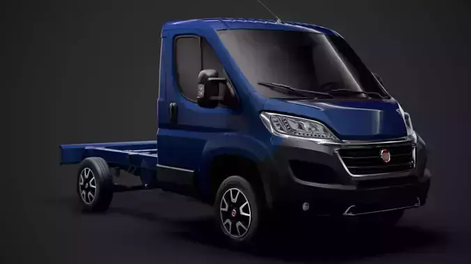Fiat Ducato Chassis Truck Single Cab 3000WB 2020 3D model