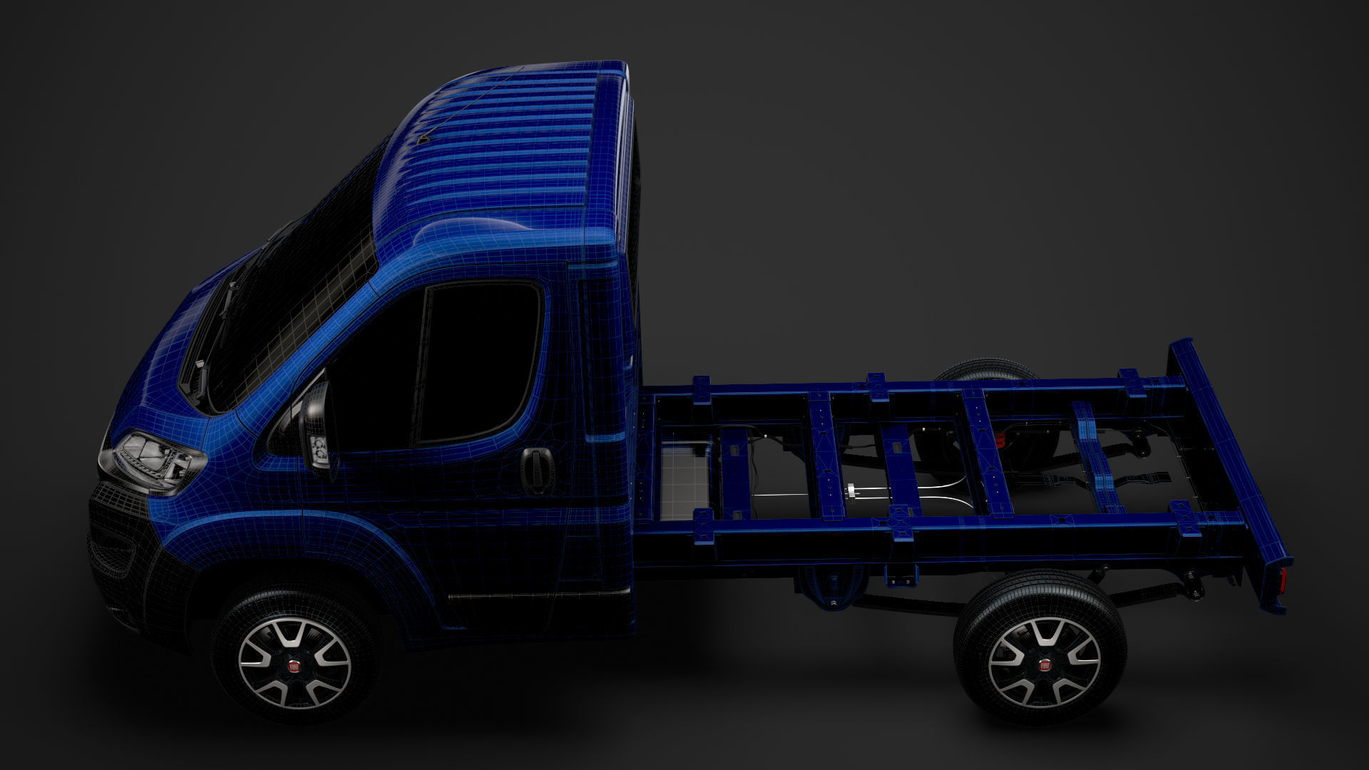 Fiat Ducato Chassis Truck Single Cab 3000WB 2020 3D model_32