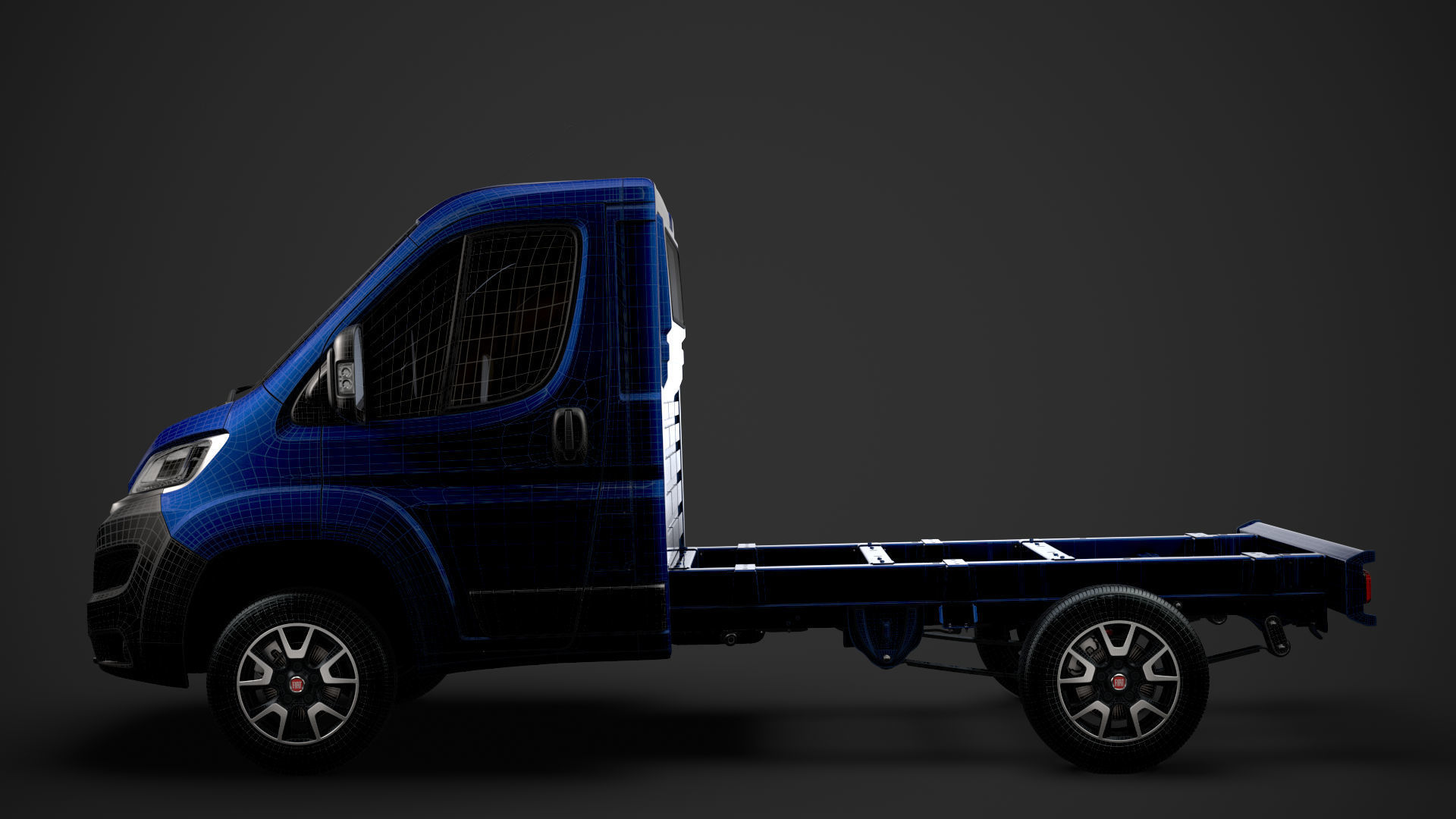 Fiat Ducato Chassis Truck Single Cab 3000WB 2020 3D model_33