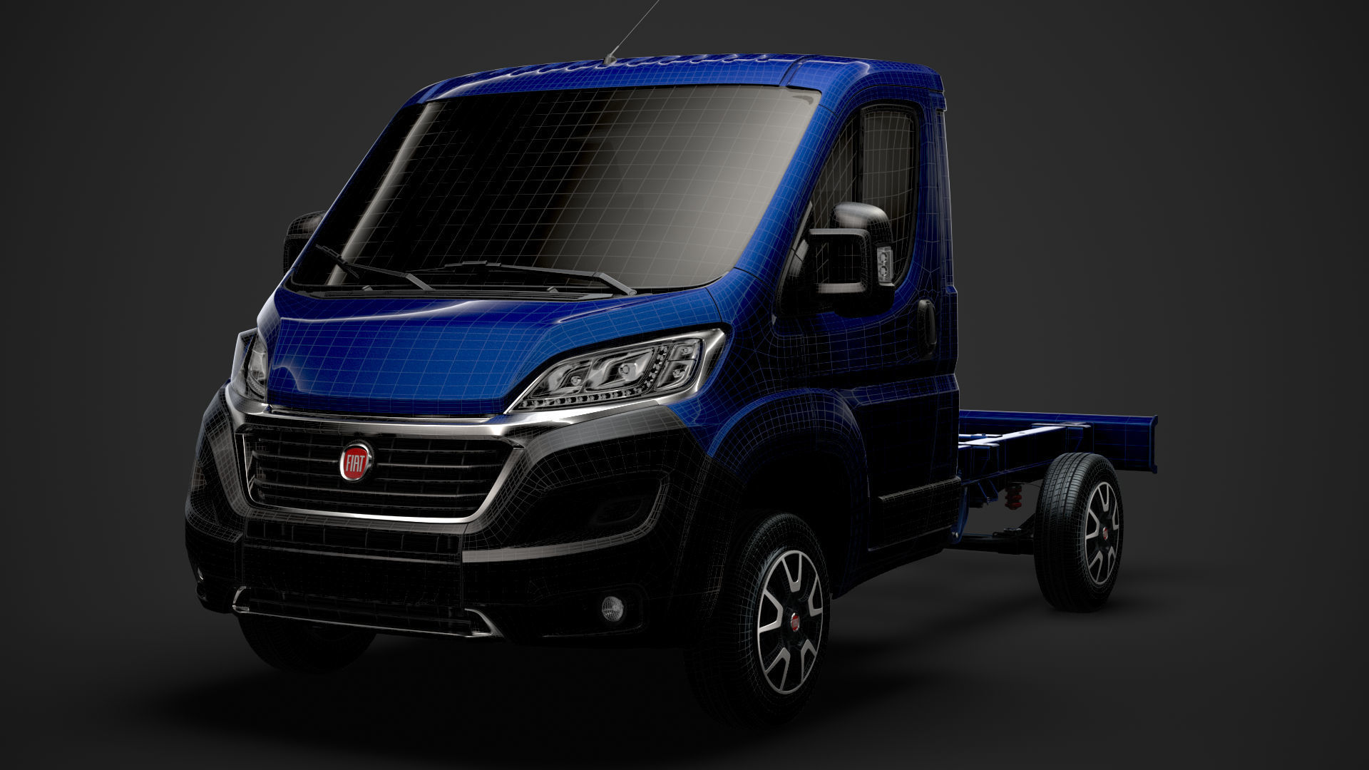 Fiat Ducato Chassis Truck Single Cab 3000WB 2020 3D model_36
