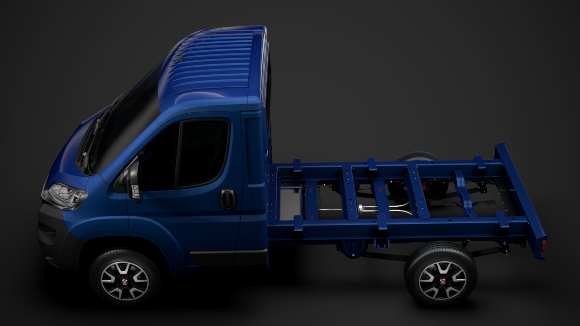 Fiat Ducato Chassis Truck Single Cab 3000WB 2020 3D model_4