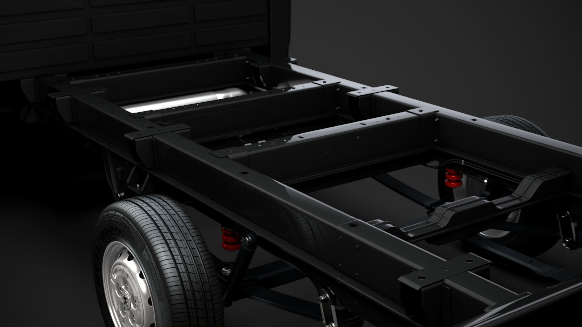 Peugeot Boxer Manager Chassis Truck Crew Cab 4035XL WB 2014 3D model_3