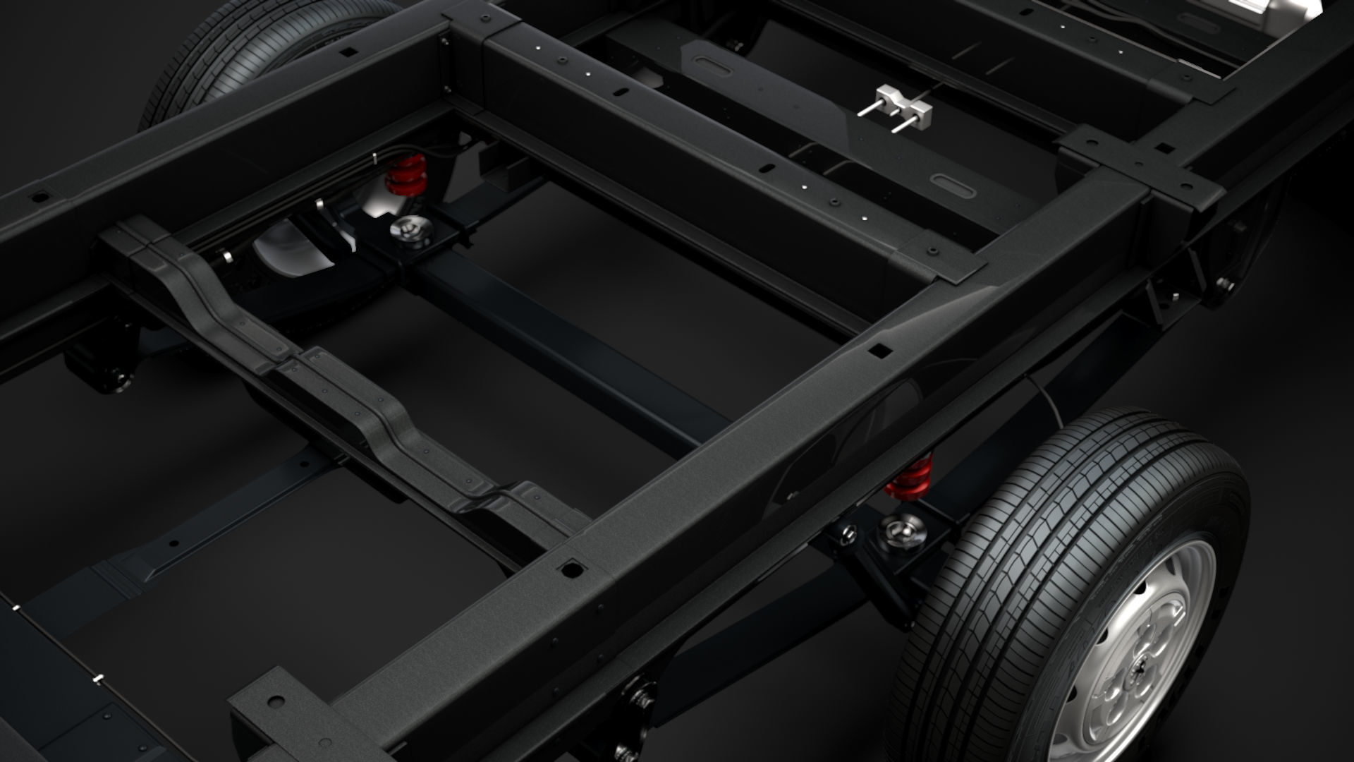 Peugeot Boxer Manager Chassis Truck Crew Cab 4035XL WB 2014 3D model_10