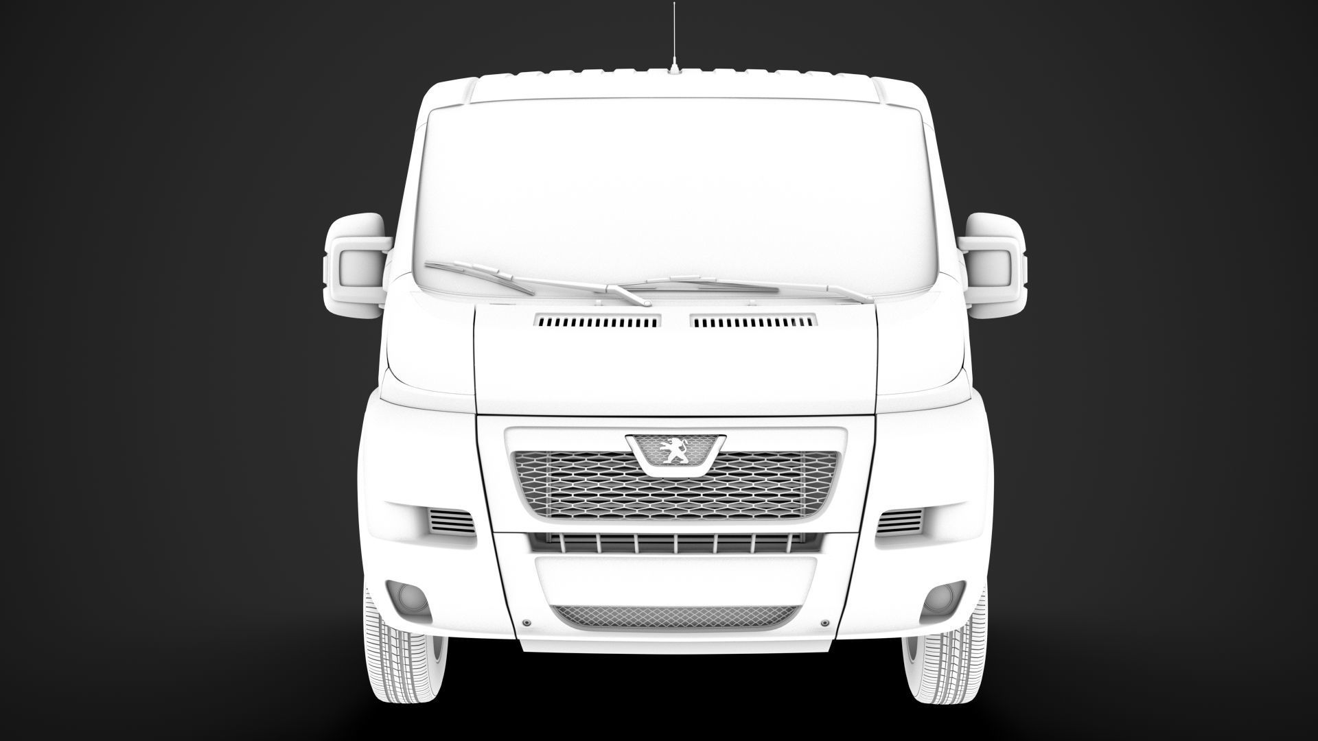 Peugeot Boxer Manager Chassis Truck Crew Cab 4035XL WB 2014 3D model_23