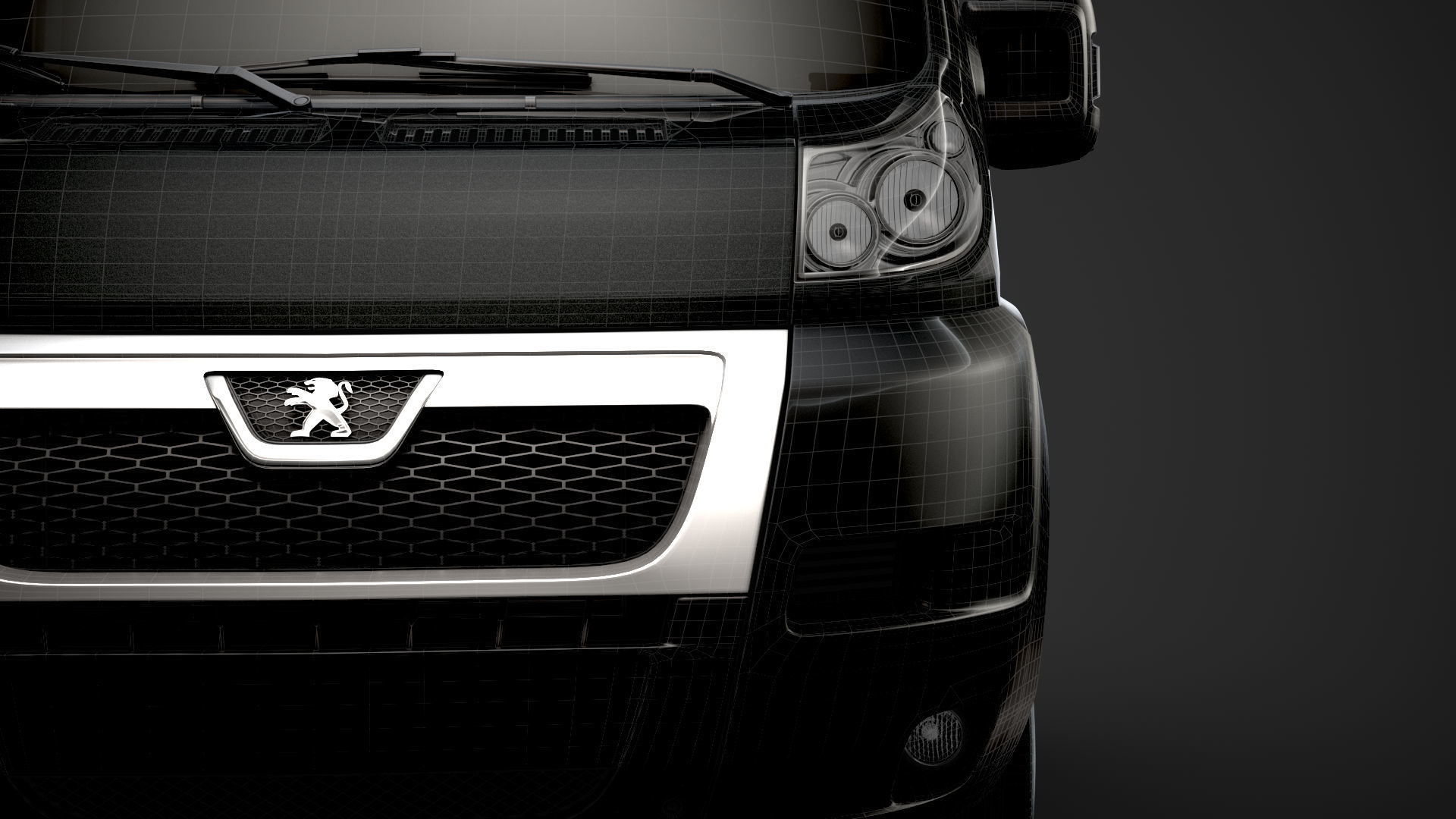 Peugeot Boxer Manager Chassis Truck Crew Cab 4035XL WB 2014 3D model_34