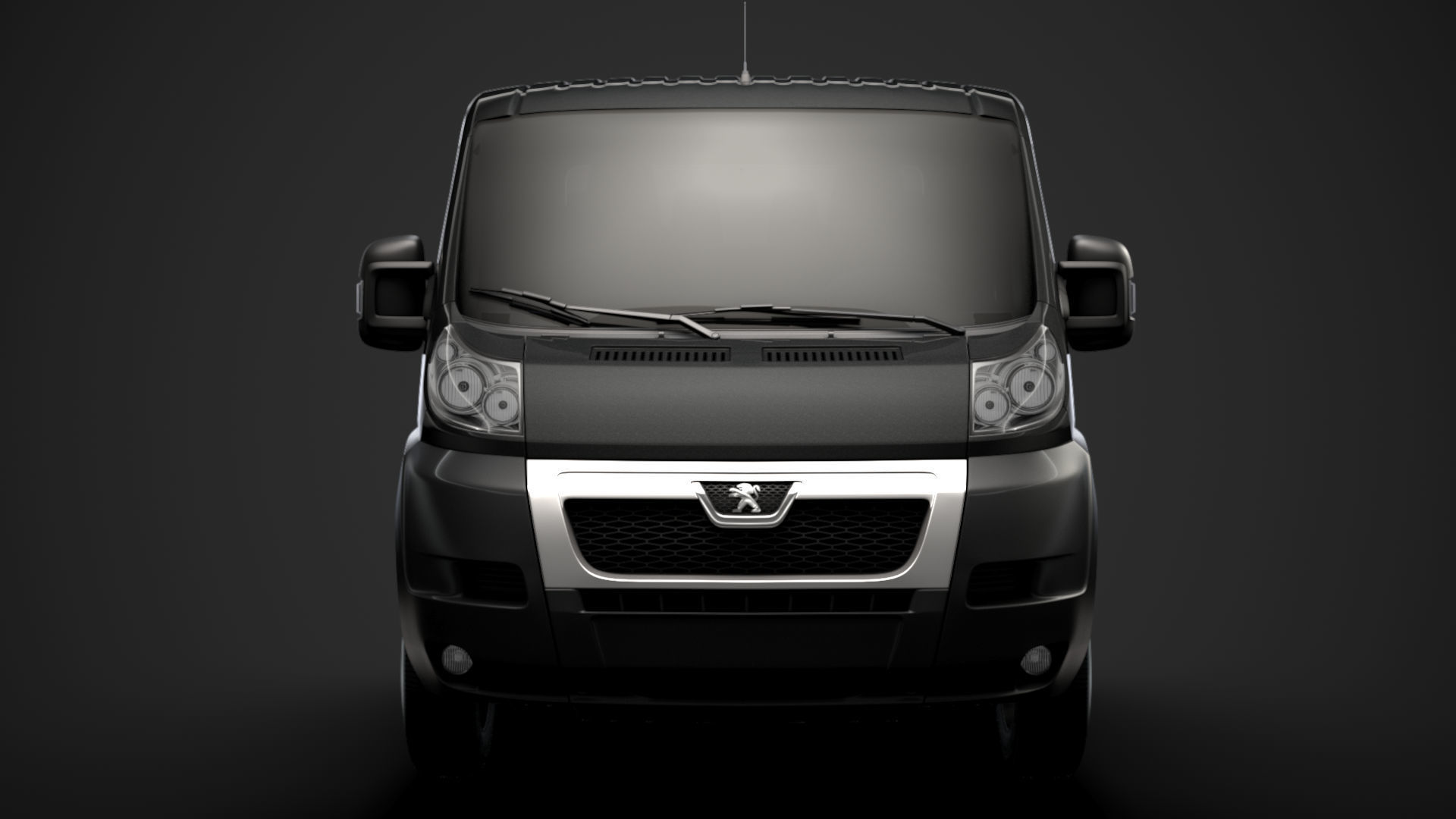 Peugeot Boxer Manager Chassis Truck Crew Cab 4035XL WB 2014 3D model_9