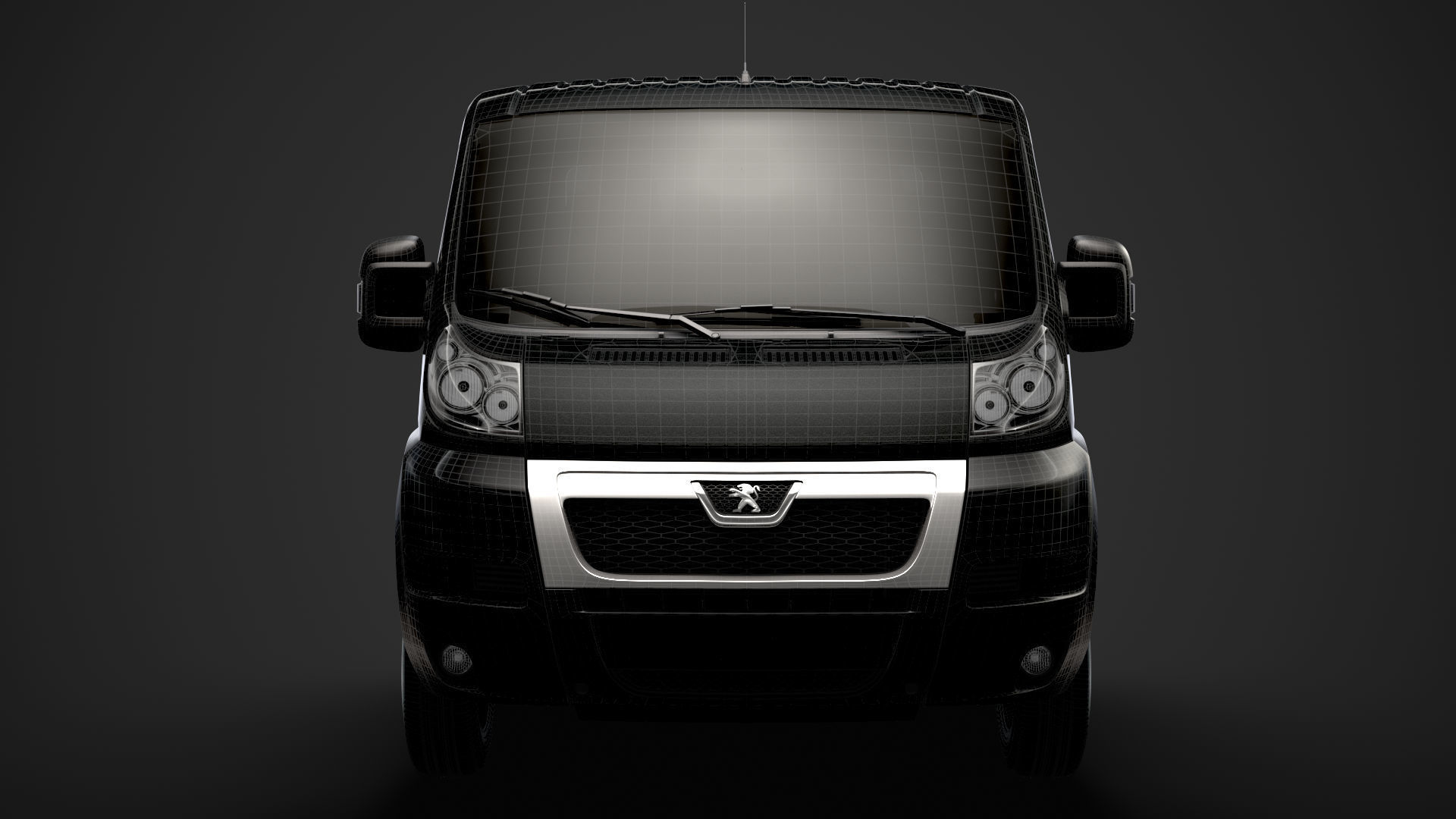 Peugeot Boxer Manager Chassis Truck Crew Cab 4035XL WB 2014 3D model_37