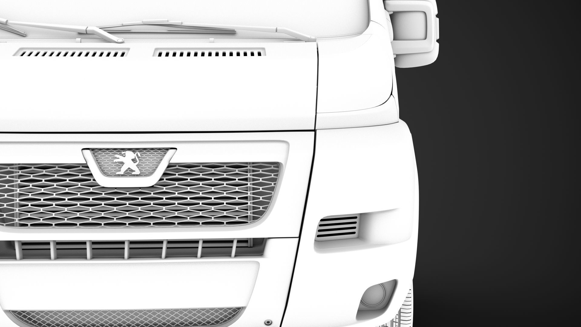 Peugeot Boxer Manager Chassis Truck Crew Cab 4035XL WB 2014 3D model_20