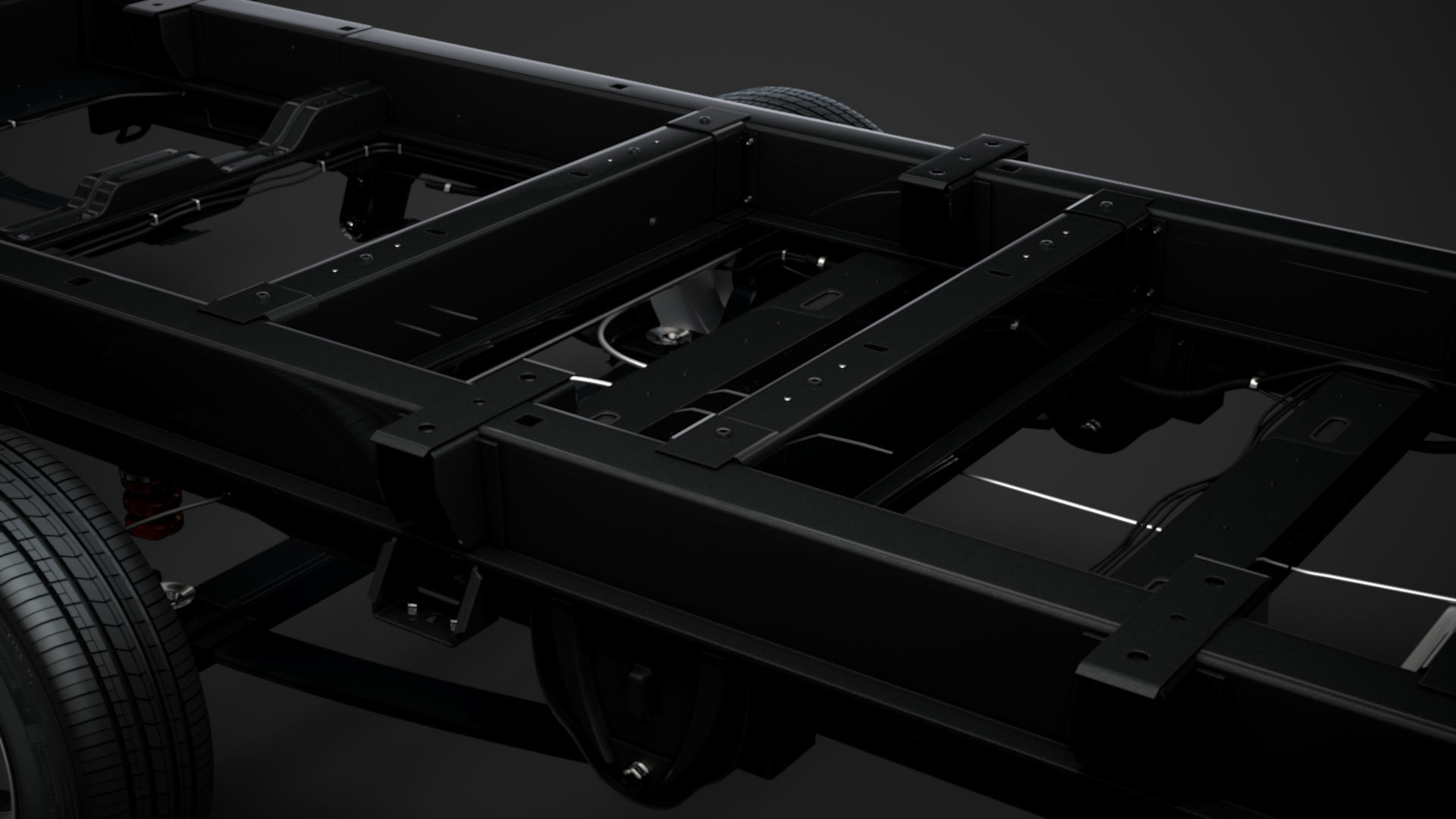 Peugeot Boxer Manager Chassis Truck Crew Cab 4035XL WB 2014 3D model_12