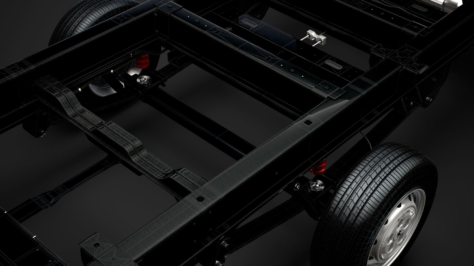 Peugeot Boxer Manager Chassis Truck Crew Cab 4035XL WB 2014 3D model_38