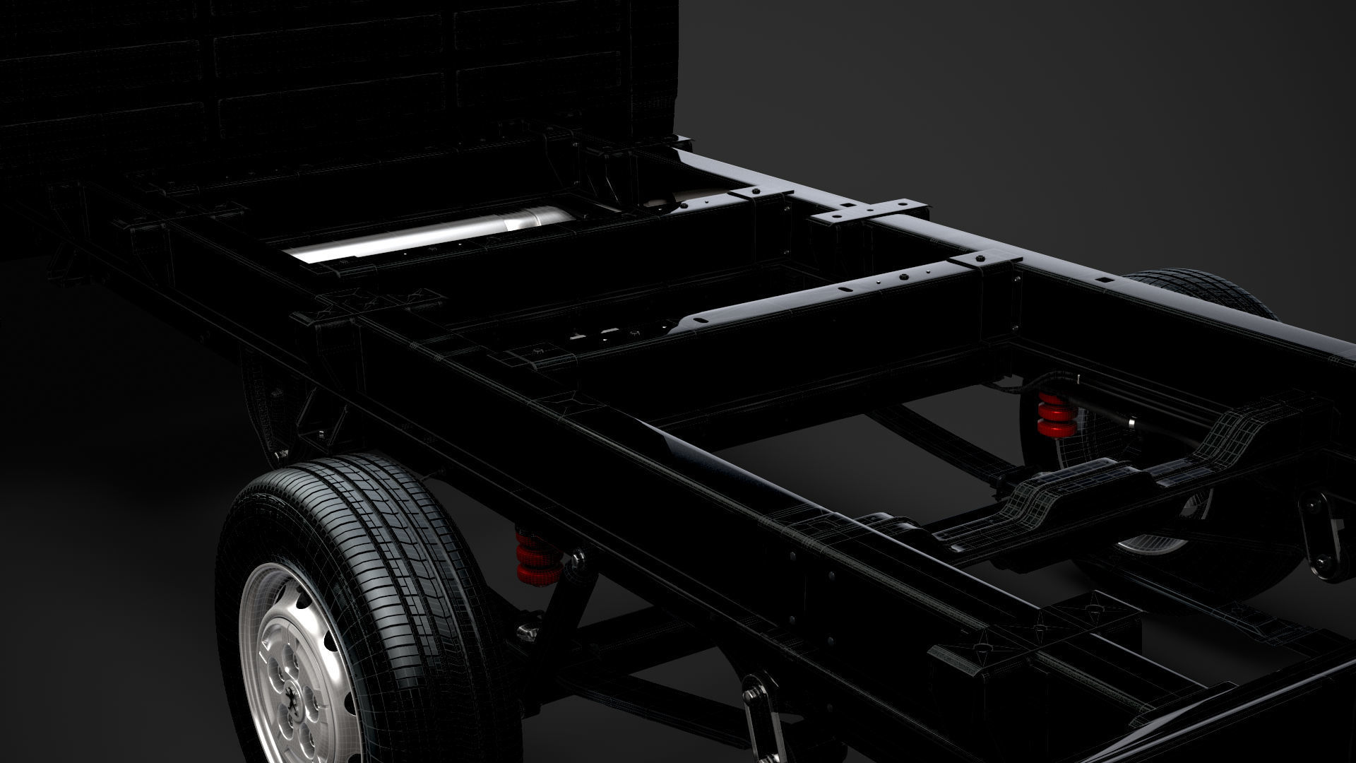 Peugeot Boxer Manager Chassis Truck Crew Cab 4035XL WB 2014 3D model_31