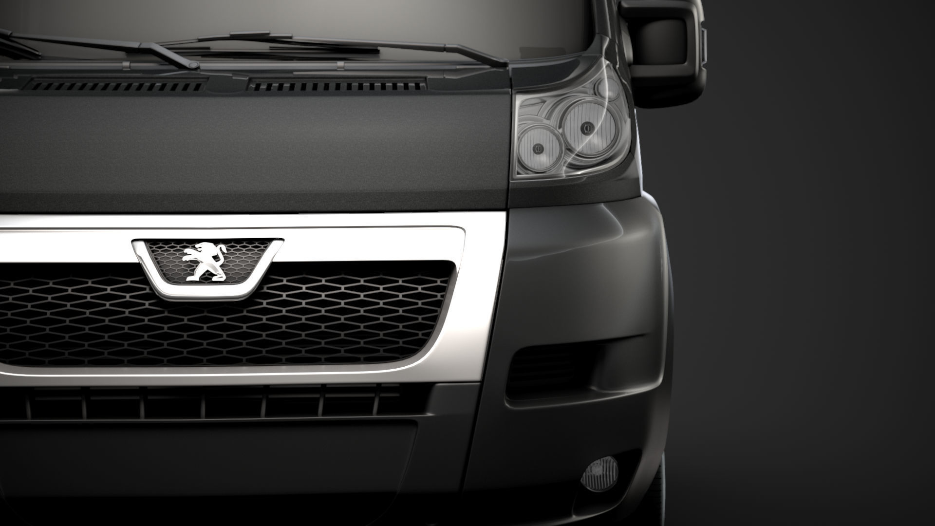 Peugeot Boxer Manager Chassis Truck Crew Cab 4035XL WB 2014 3D model_6