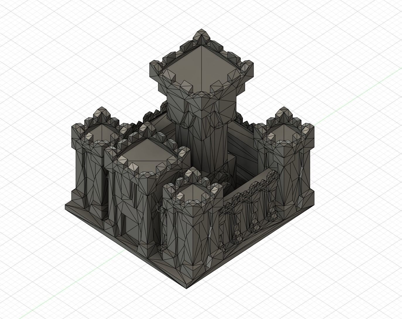 Dwarf buildings for board games 3D print model_4