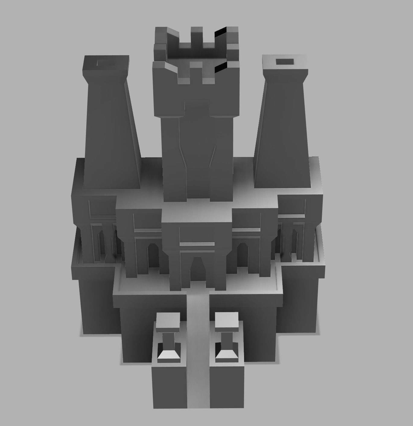 Dwarf buildings for board games 3D print model_10