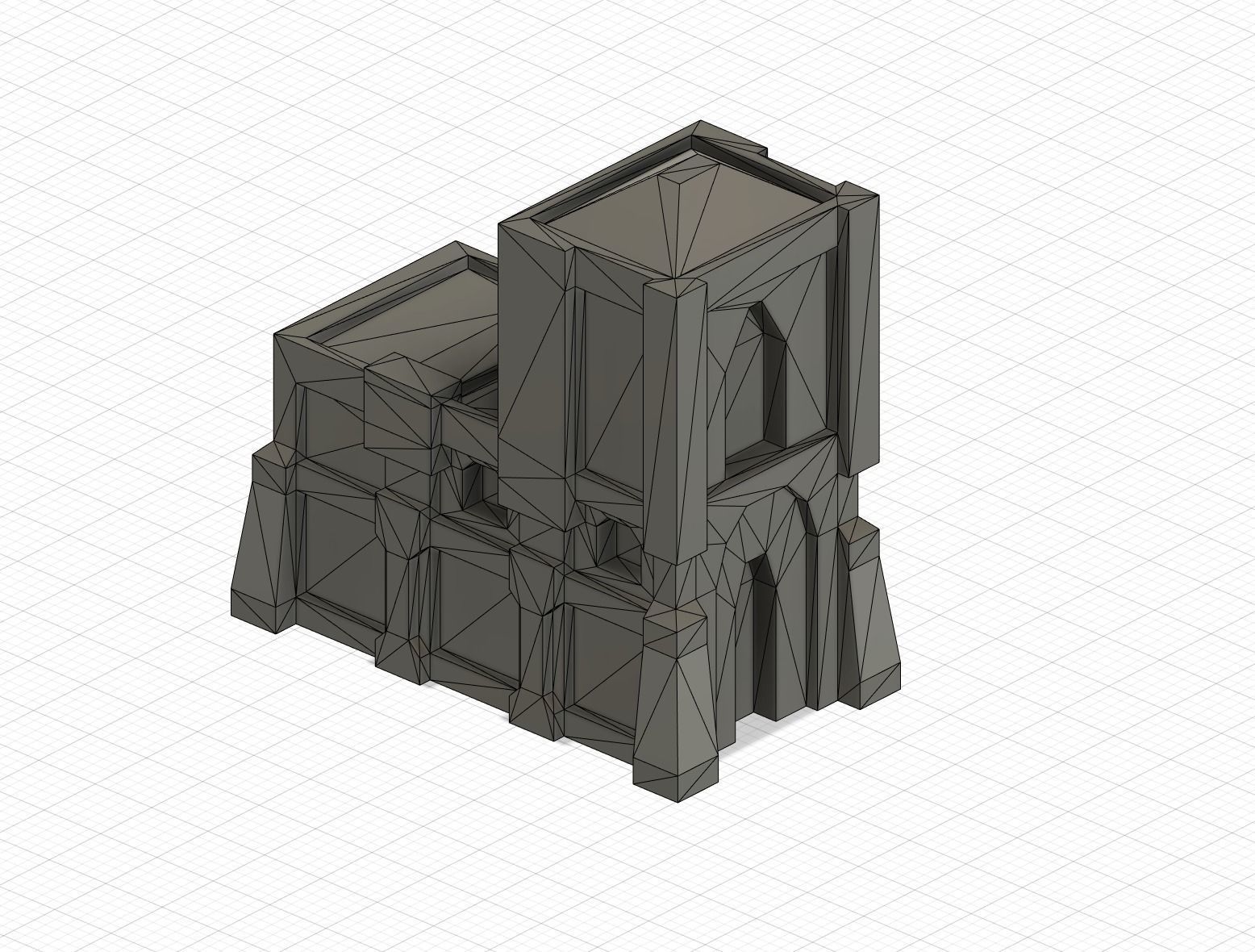 Dwarf buildings for board games 3D print model_14
