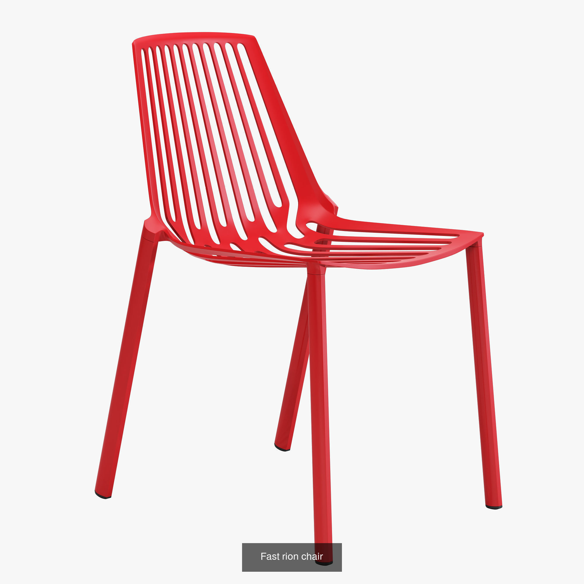 Fast rion chairs 3D Model Collection_1
