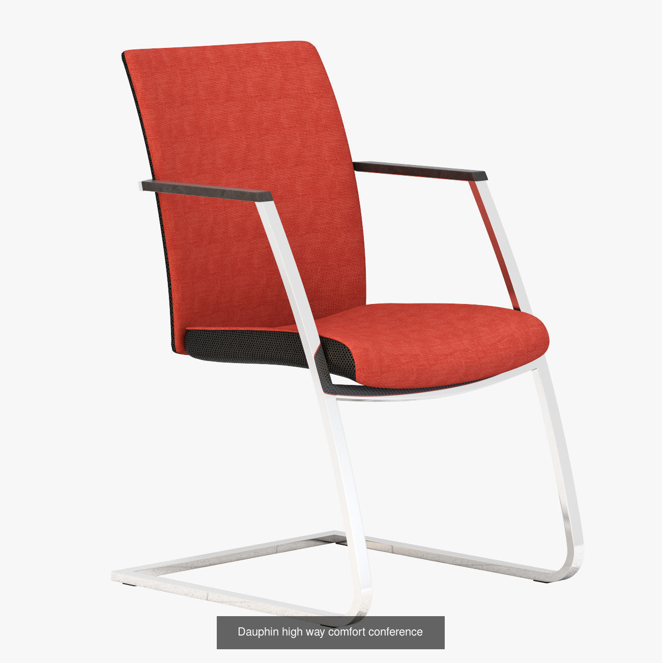 Dauphin high way office chairs 3D Model Collection_6