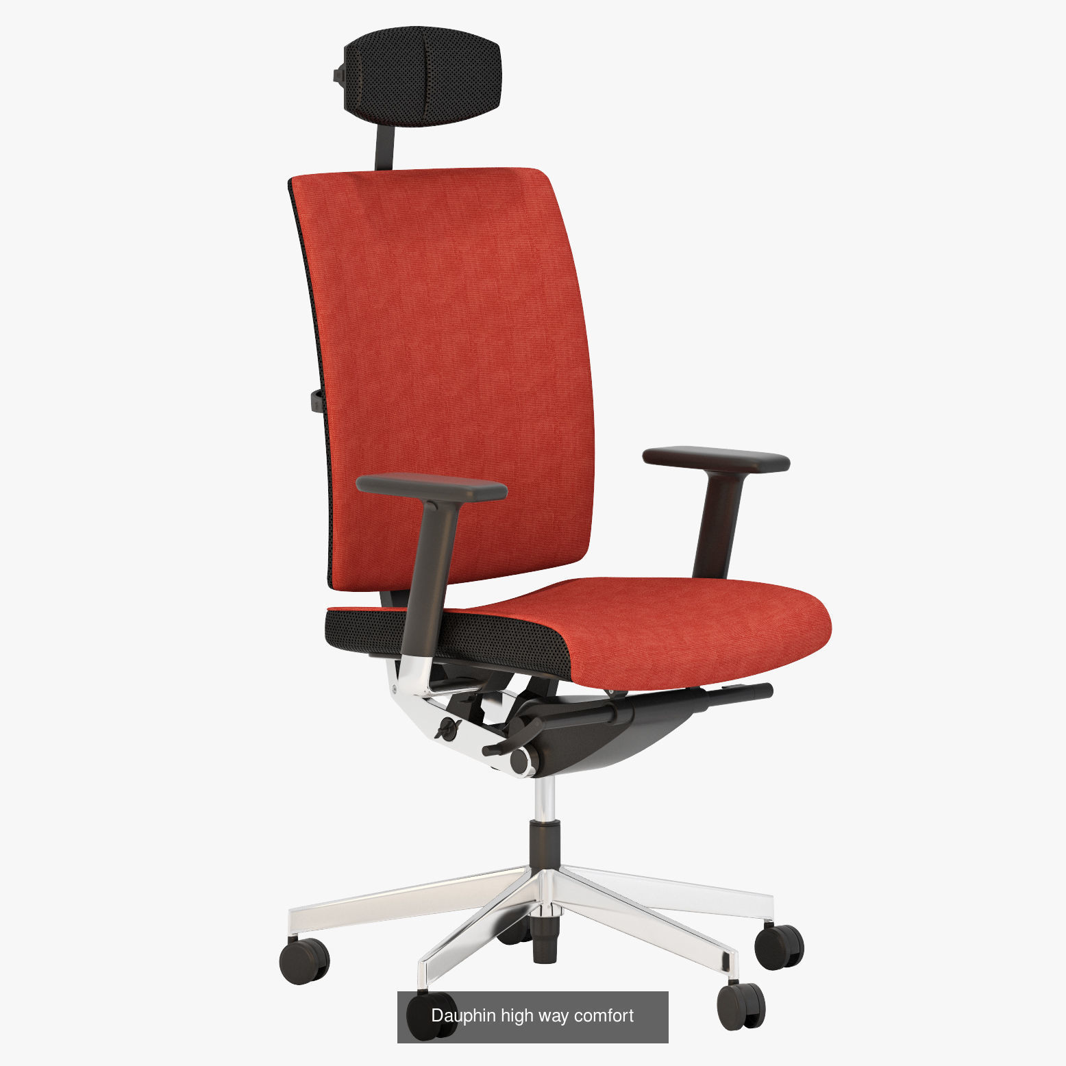 Dauphin high way office chairs 3D Model Collection_5
