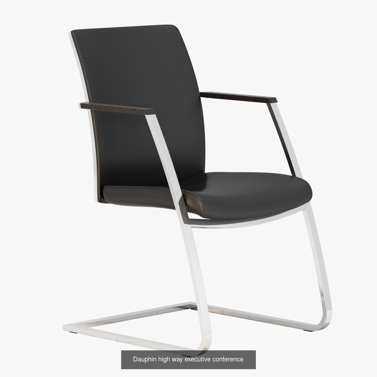 Dauphin high way office chairs 3D Model Collection_4
