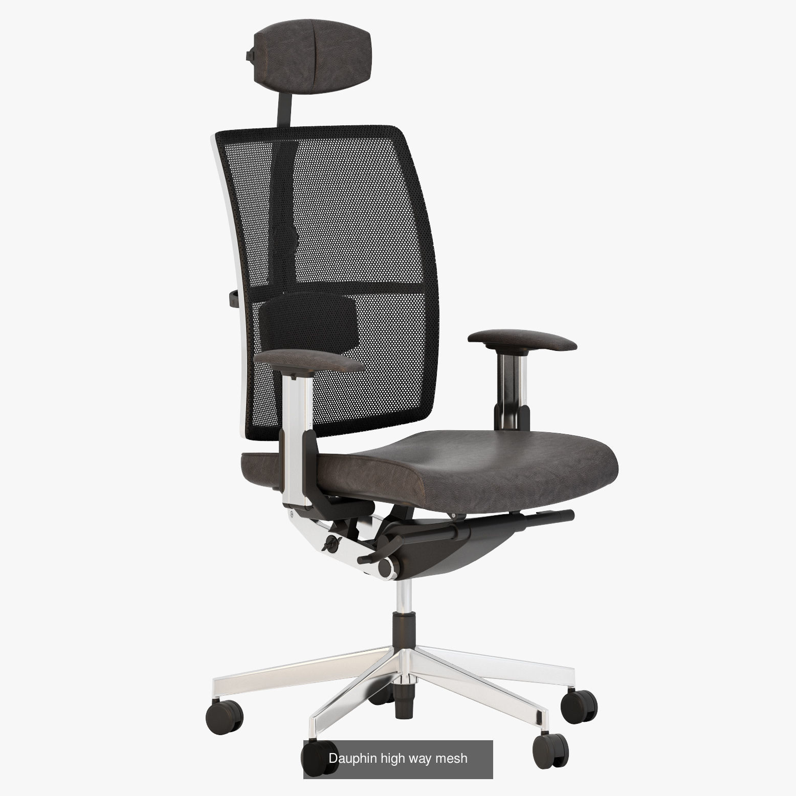 Dauphin high way office chairs 3D Model Collection_1