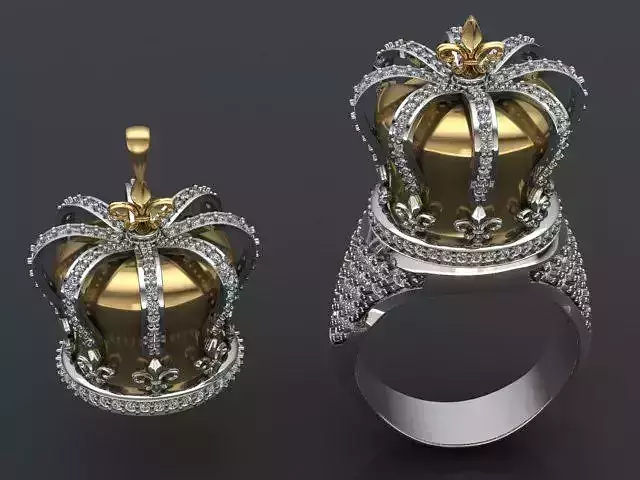 Queen ring and Pendant