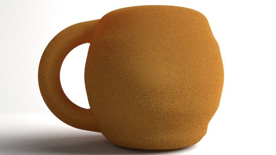 Mug Clay 3D model_1