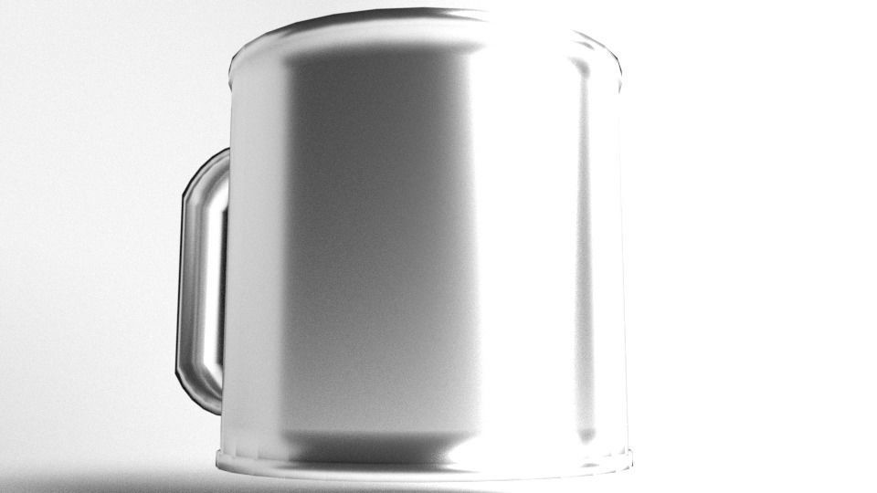 Mug Steel 3D model_2